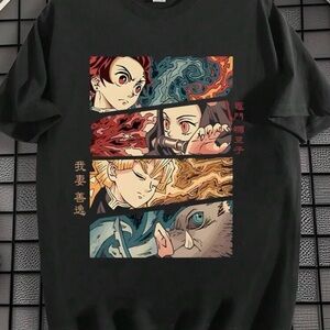 Men Demon Slayer Graphic Tee